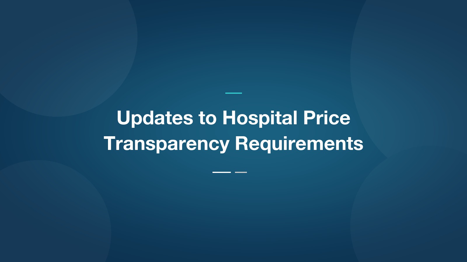 Updates to Hospital Price Transparency Requirements and the April 1st Enforcement Deadline